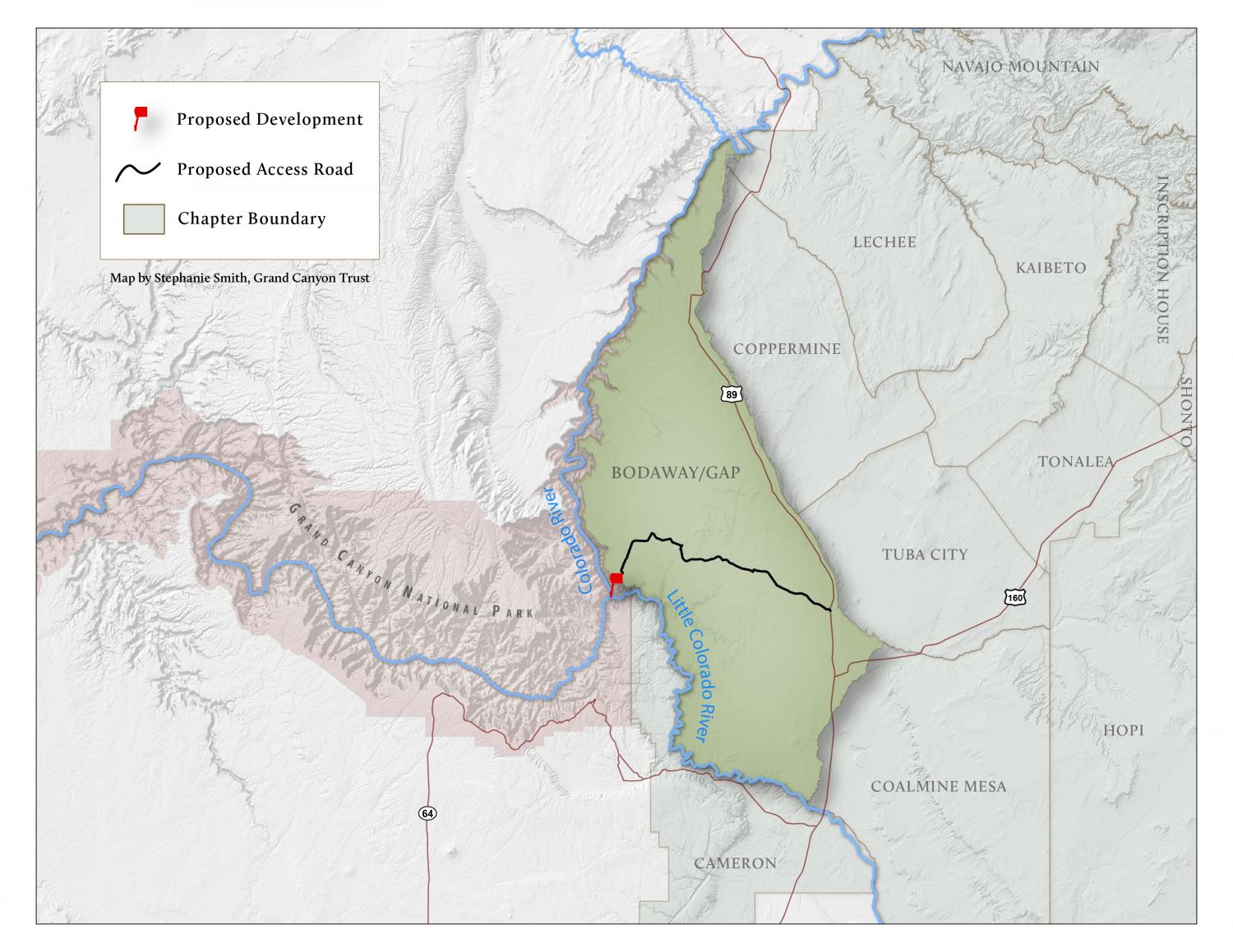 Map of Bears Ears National Monument
