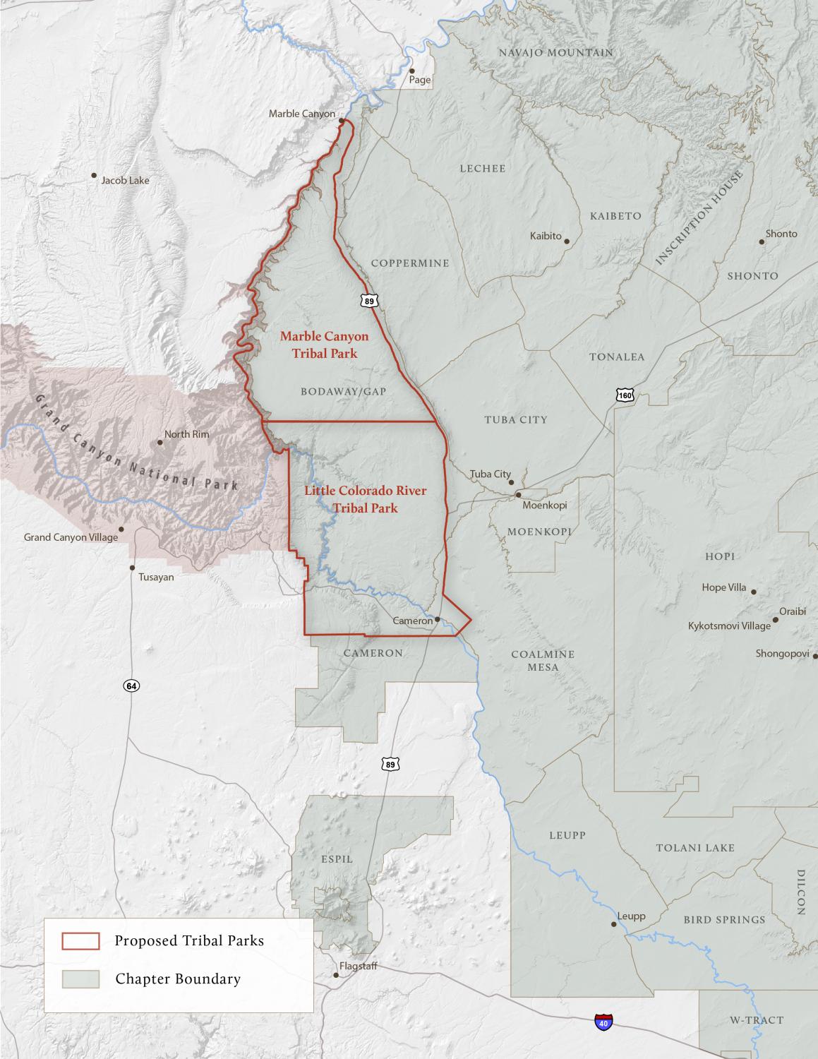 Proposed Marble Canyon and Little Colorado River Tribal Parks, Navajo Nation