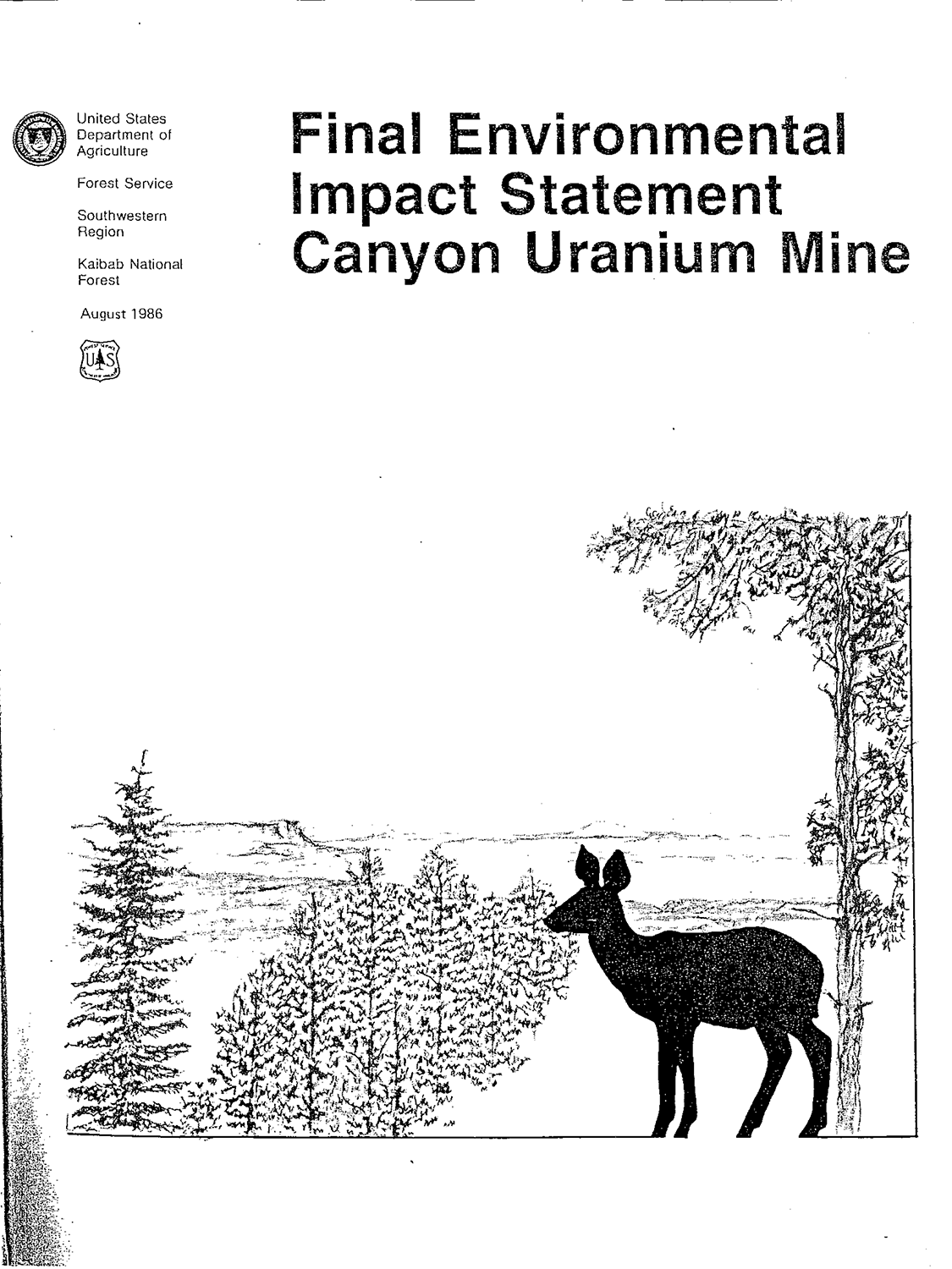 Final environmental impact statement for Canyon Mine