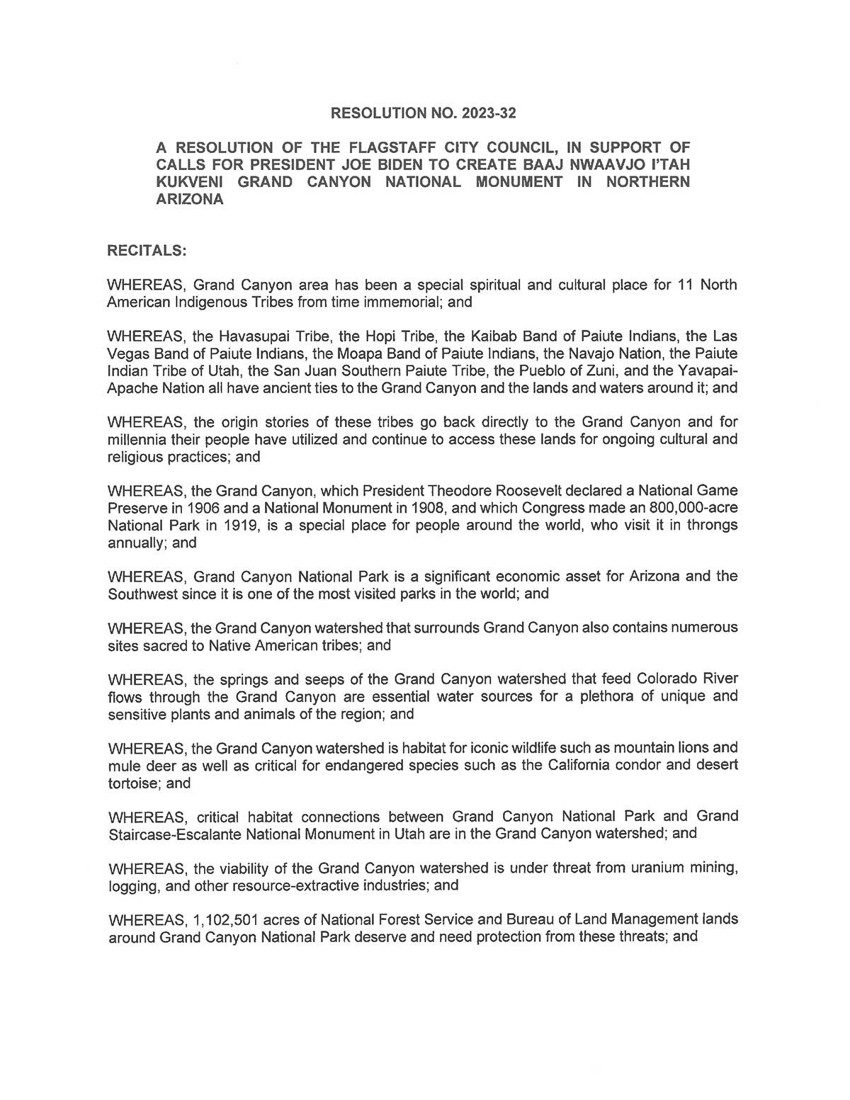 Read the full resolution of Flagstaff City Council