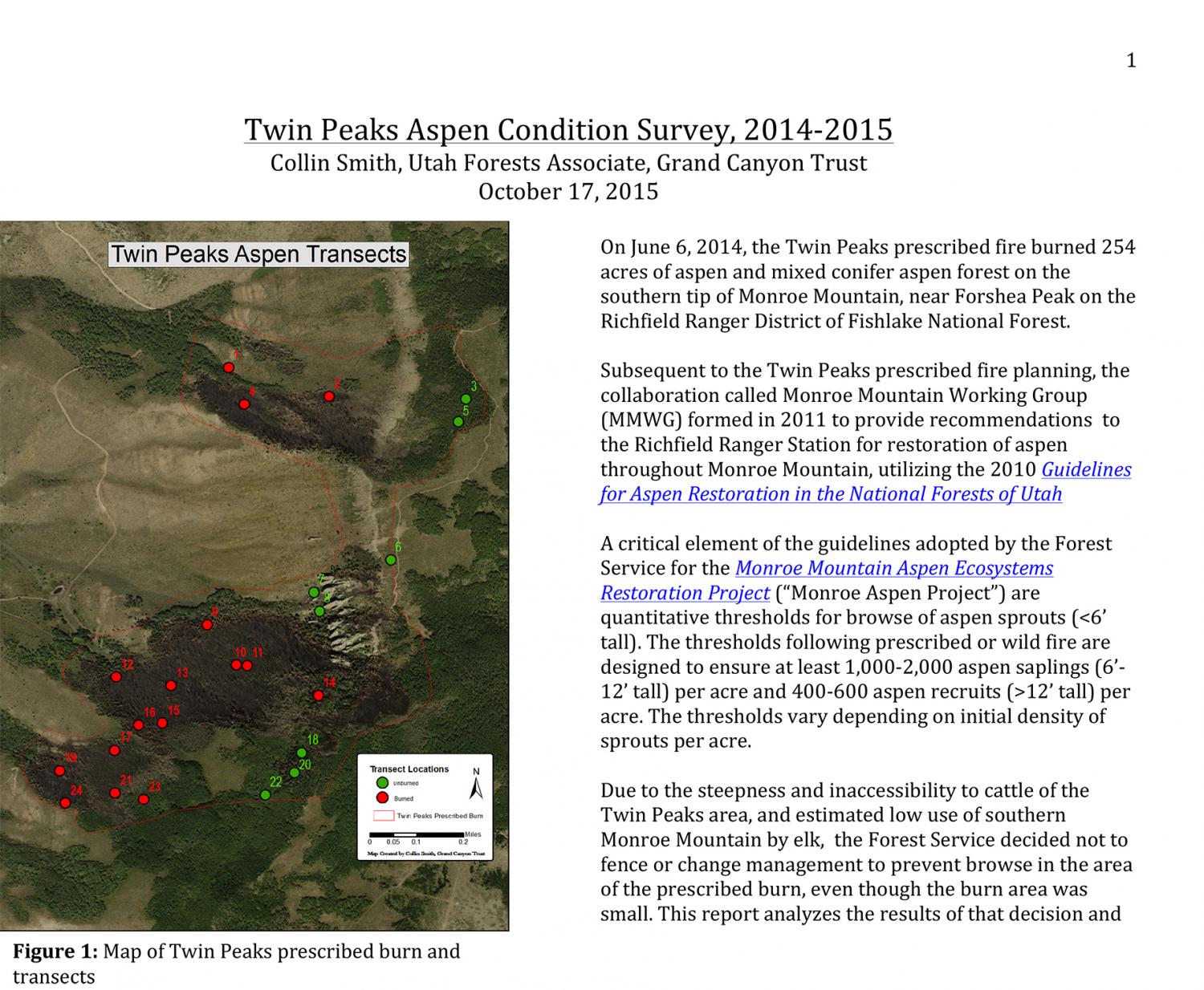 Twin Peaks aspen survey