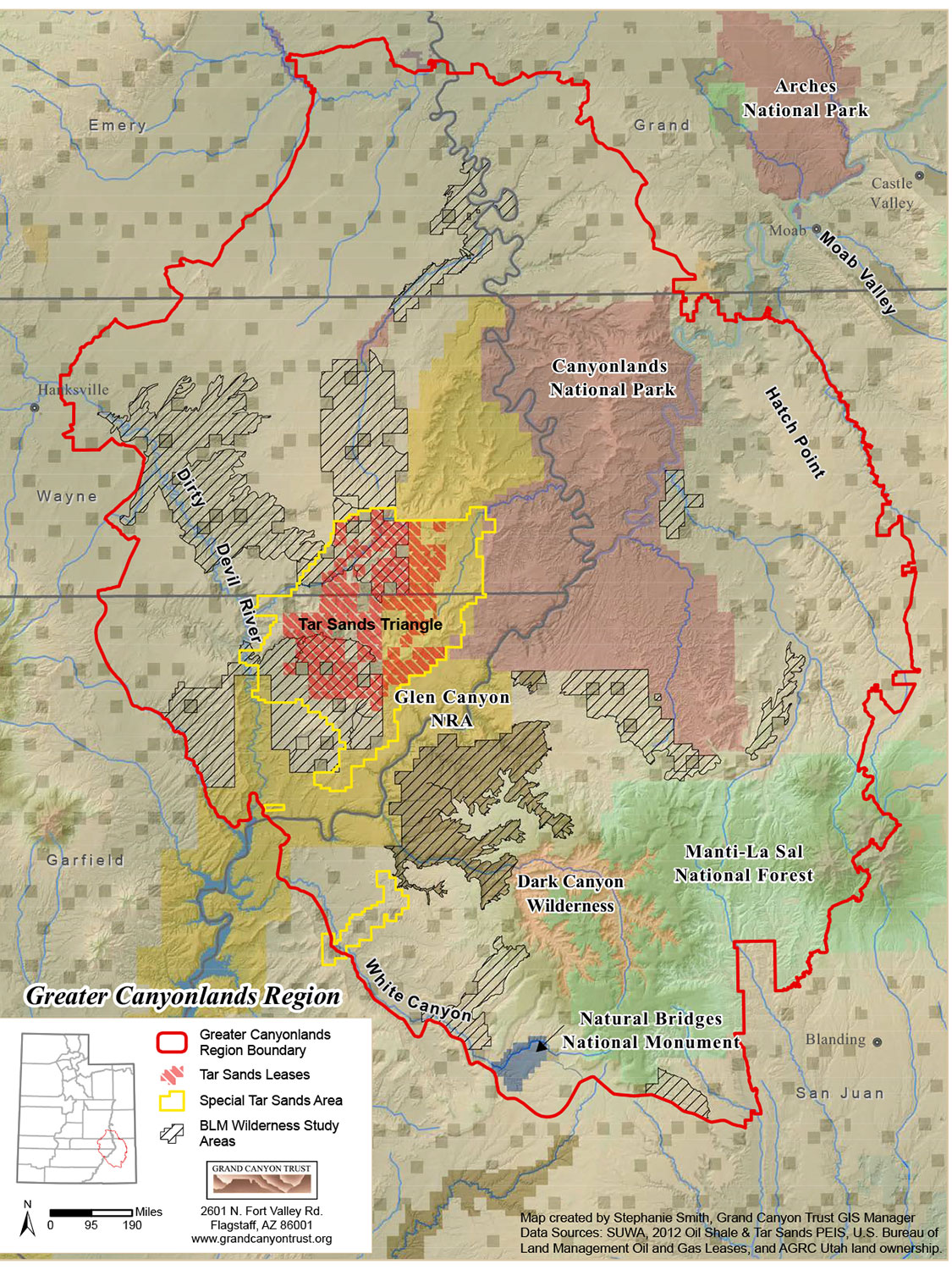 Greater Canyonlands map
