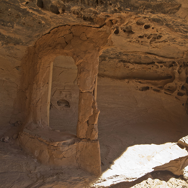 An archaeological structure in Bullet Canyon