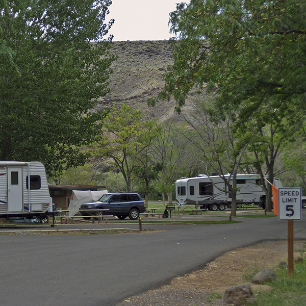 RVs at the Fruita Campground