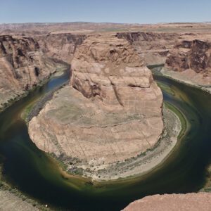 A meander of the Colorado River that makes a horseshoe shape