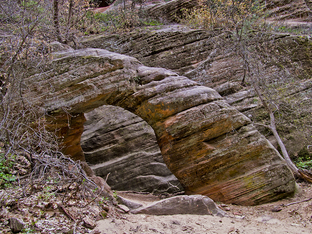 Sandstone in Hidden Canyon