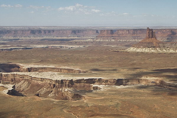 A view of the White Rim in Canyonlands National Park