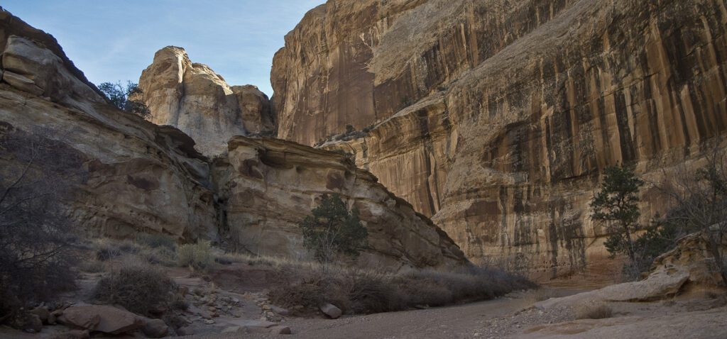 Panoramic view of Wild Horse Canyon