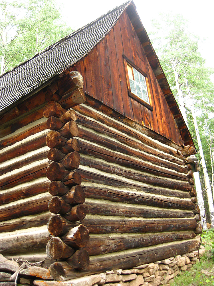 old log cabin