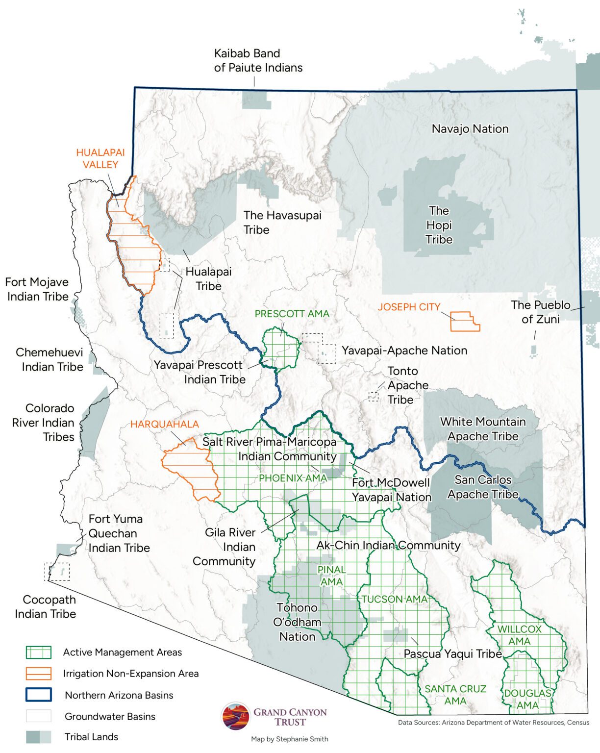 Embc Management Maps Arizona Groundwater Management Maps | Grand Canyon Trust